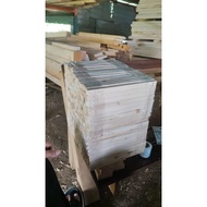 15mm x 15mm x 1kaki pine deco frame diy