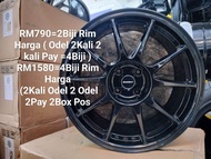 新 NEW SPORT RIM 17 INCH TC105N RM1580 4BIJI RIM HARGA - ATIVA MYVI JAZZ CITY ALZA