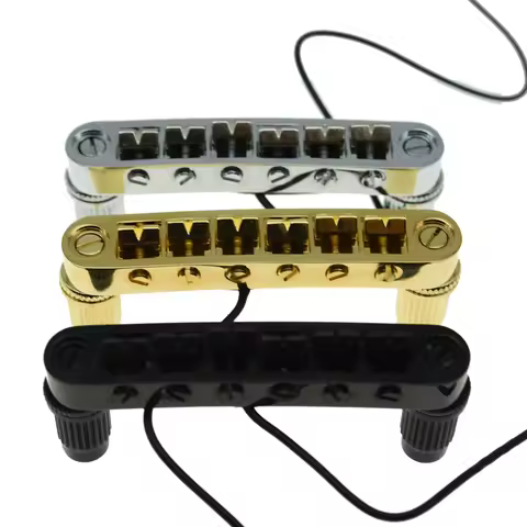 KAISH Acoustic Tone Tune-o-Matic Piezo Guitar Bridge Pickup LP Piezo Guitar Bridge Pickup for Les Pa