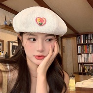Mu10 Beret hat with lovely colorful patterns and style Beret Hat Beret Hat