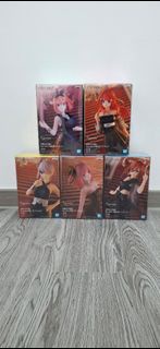 Banpresto 五等分的新娘 Figure 退坑清貨
 夾公仔機 巨無霸
海賊王
五等分的花嫁
一花
二乃
三玖
四葉
五月
G5大媽
太空喬巴
芬奇
尾賞 鷹眼
鬼滅
豆子
炎柱
杏壽郎
猗窩座