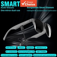F01 In-ear Stereo Wireless Earphones LED Indicator Microphone Noise Reduction Sunglasses for Driving