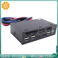 5.25 Inch Usb 3.0 Front Panel Pc Usb 3.0/2.0 Hub E-  Audio Multi Card Reader for Computer Case Optic