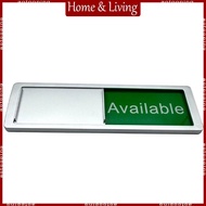 AOTO In Use or Available Sign for Home Office Hotles Hospital Restroom Vacant Occupied Magnetic Slid