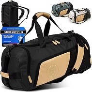 Sports Bag Men Women Travel Bag 42L – Swimming Bag + Backpack Training Bag with Shoe Compartment Wee