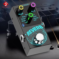 Sharprepublic Guitar Reverb Effect Pedal 9 Reverb Types Reverb Guitar Effect Pedal for Concert Trave