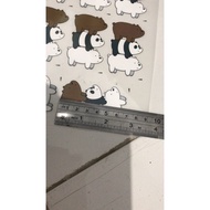 Dtf Panda Screen Printing, Teddy Bear, Grizzly Bear Ready to Press Uk 7cm