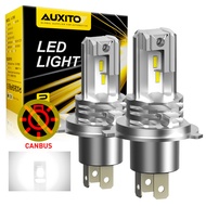 AUXITO 1/2 Pieces H4 9003 LED Hi/Lo High and Low Beam with Canbus Headlights for Audi Honda VW Toyot