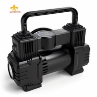 Car Tire Pump Auto Air Compressor with LED Light 12V Portable Auto Air Pump Electric Car Tire Inflat