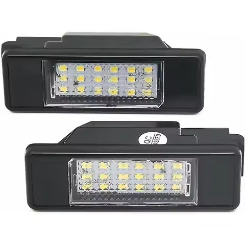 Car License Plate Light Accessories For Vehicles For Citroen C2 3D C3 5D C4 3D C4 5D C5 4D C5 5D C6 