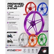 DYNOPRO Sport Rim CNC FG510 5S STAR Y15 Y16 Y15ZR LC V8 LC 5S 125Z 125ZR Y125Z LC135 Depan1.6 / Bela