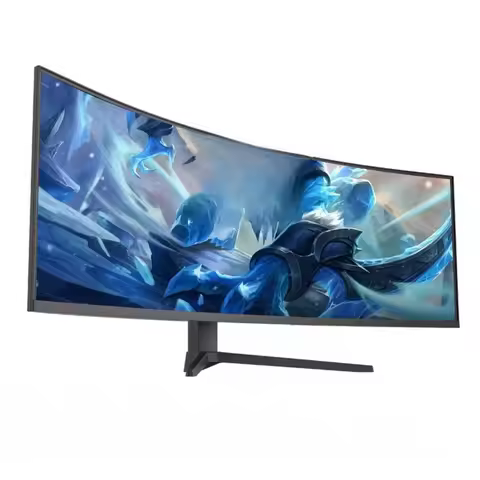 5120*1440 5K Ultra Wide Curved Gaming Monitor 49 Inch VA Panel 120Hz 1MS HDR DP Interface PC Lcd for
