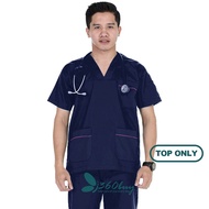 -Int2- 【READY STOCK】 BAJU SCRUB MEDICAL SCRUB SUIT Doctor 's Scrub FOR MAN / TOP ONLY