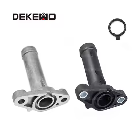 Aluminium Plastic Engine Coolant Flange Connecting Pipe 03H121145A 03H121144A For Audi Q7 VW CC Pass