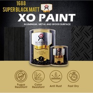 XO PAINT 1688 SUPER BLACK MATT 5L,METAL&WOOD,ALUMINIUM PAINT,FAST DRY/CAT BESI&KAYU/CEPAT KERING[VCJ