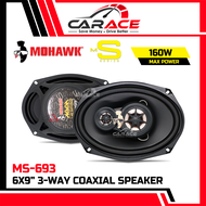 MOHAWK Speaker MS-693 6x9" 3-Way Coaxial Speaker 160Watts | Original Mohawk 6x9 inch 3way Speaker