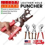 Hole Belt Puncher 6 Hole Punch Watch Leather Rubber Cardboard Plastic Punch Plier Penebuk Tebuk Luba
