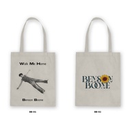 Canvas/Blacu Zipper Tote Bag - Benson Boone / Walk Me Home