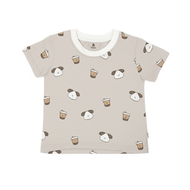 Baby Cotton Outfit Set Short Sleeve Printed Summer Clothes for Boys and Girls 8-18kg Breathable