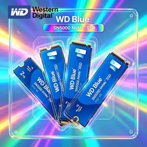 Western Digital WD Blue SN5000 Hot Sale PCIe Gen 4.0 M.2 2280 NVMe Internal SSD Hard Drive 1T 2T Gam