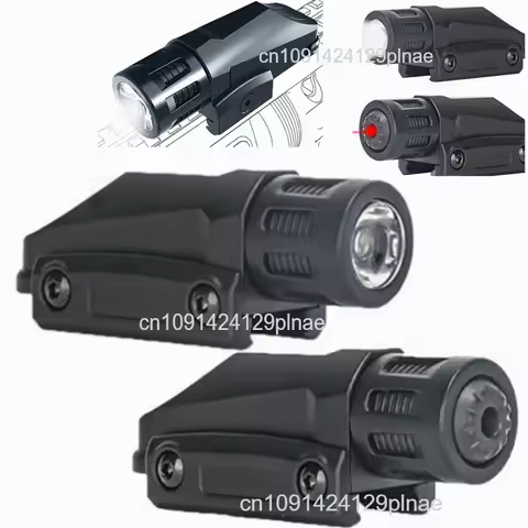 Weapon Gun Light FlashlightFor M416/M1911/ Glock G18 Airsoft Pistol Rifle Fit 20mm Rail Hunting Flas