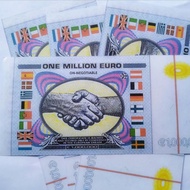 Uang kertas Euro Salaman One Million SOUVENIR