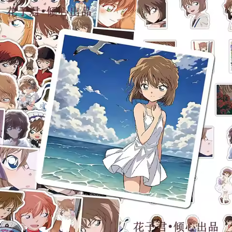 Detective Conan 65 Ai Haibara Stickers Cute Girl Merchandise Exquisite DIY Stickers Gift for Friends