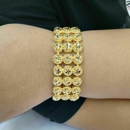 Gelang roti bun emas korea 24k premium quality
