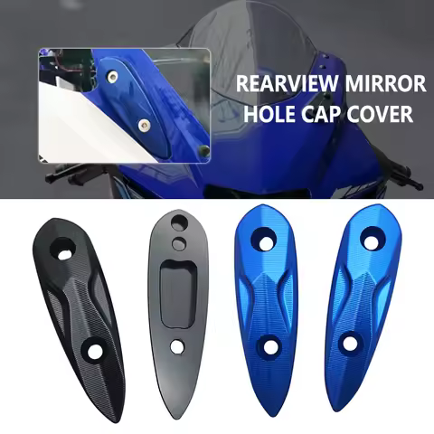 Motorcycle Rearview Mirror Hole Cap Decorative Cover For Yamaha YZF R15 V3 R25 R3 2015-2021 Mirror E