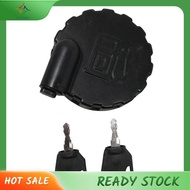 [luxiang.] 1 PCS 331/45908 331/33064  Cap  Tank Side Lock Cover with 2 Keys ABS for  Excavator 3CX 3