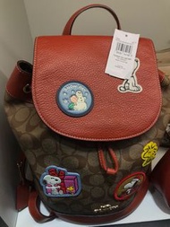 Coach Snoopy backpack