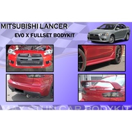 MITSUBISHI LANCER EVO X EVO 10 BODYKIT FRONT BUMPER SIDE SKIRT REAR BUMPER FULLSET CAR BODYKIT