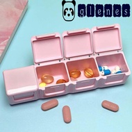 GLENES Pill Box Mini Portable Medicine Organizer Storage Container Jewelry Storage Medicine Pill Box