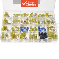 H 240PCS Capacitor Assortment Kit, 24 Values Metallized Polyester 1nF to 1uF 63V-100V Correction Cap