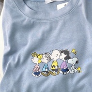 Áo thun 3158 yustudio chất chotton khô form rộng tay lỡ mẫu SNOOPY