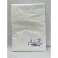HDPE plastic bag 7”x9” & 8”x12” & 10”x16”