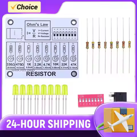 Ohms Law DIY Soldering Practice Kit DIY Electronic Circuit Project Electronic Teaching Lab Training 
