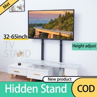 Tv Bracket 32-65inch Universal Tv Stand Hidden with Wheel Adjustable Height