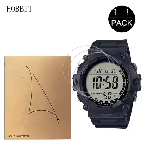1-3PCS Explosion-proof Screen Protector For AE-1500 AE-1500wh AE1500 Watch Film HD Clear TPU Protect
