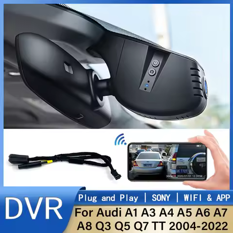 Plug and play Car DVR HD 1080P Dash Cam For Audi a1 a3 a4 a5 a6 a7 a8 q3 q5 q7 rs3 rs4 rs5 rs7 tt b5