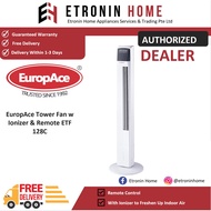 EuropAce Tower Fan w Ionizer &amp; Remote ETF 128C