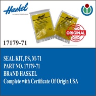 TERLENGKAP HASKEL - SEAL KIT, PS, FOR PUMP M-71 PN. 17179-71 KODE 472