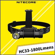 【Limited Time Discount】 NITECORE HC33 1800Lumens High Performance L-Shaped Headlamp 8 Working Modes 