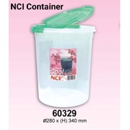 【NCI】60329 (28cm) Round Container / Multipurpose Container/ Round Container With Cover / Bekas Minum
