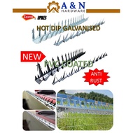 Anti Climb Fence Barb HotDipGalvanised/PVC Coated Security Wall Fencing Spikes Wall Spikes Pagar Anti Pencuri Anti Thief