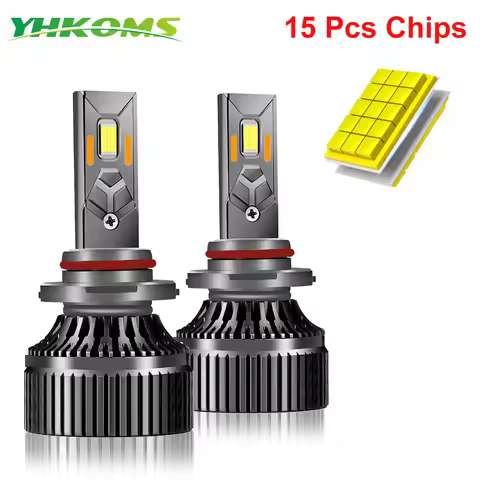 YHKOMS F8 400W H7 H4 H11 LED CANBUS Lamp 9005 HB3 9006 HB4 H8 H9 Car LED Headlight Bulb 120000LM 12V