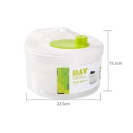 1Pc Household Vegetable Salad Dehydrater Kitchen Vegetable Washing Hand-Cranked Salad Spinner Double