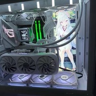 高端白色主機RTX4080super i7 13700kf 連2K 240Hz OLED螢幕 有單有盒有保