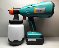 普力捷#電動噴槍#油漆噴槍#傢俬牆壁翻新補油#汽車翻新補油#全新#大容量#1000ml#18v大電量4.0ah#大噴量1200ml/min#一電一充#送眼罩，油漆過濾隔#有多部出售#