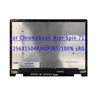 13.5 inch 2256×1504 IPS QHD 40pins EDP 100%sRGB 60HZ LCD Screen Assembly With Touch For Acer Chromeb
